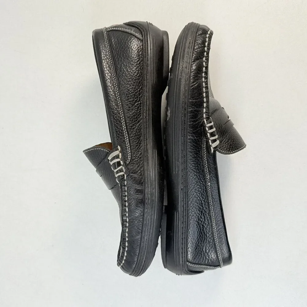 Peter Millar Black Penny Driving Loafers/Moccasins, MC00F36, Brazil, Size 8.5W